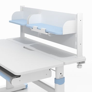 mesa de escritorio juvenil branco azul ergokid 11