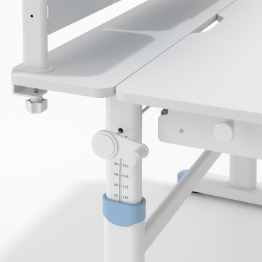 mesa de escritorio juvenil branco azul ergokid 13