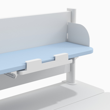 mesa de escritorio juvenil branco azul ergokid 15