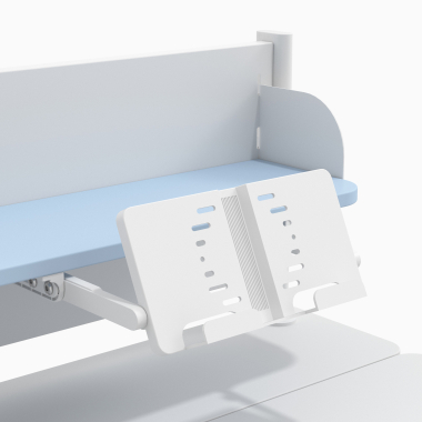 mesa de escritorio juvenil branco azul ergokid 16