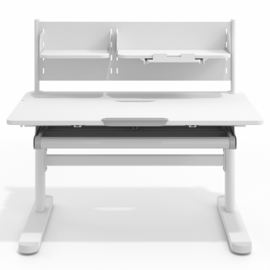mesa de escritorio juvenil branco cinzento ergokid 4