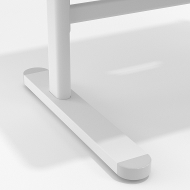 mesa de escritorio juvenil branco cinzento ergokid 10
