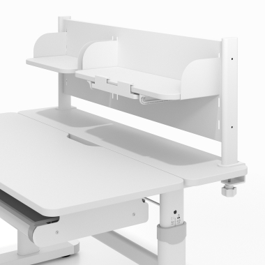 mesa de escritorio juvenil branco cinzento ergokid 11