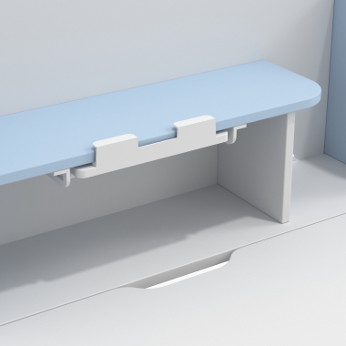 mesa de escritorio juvenil branco azul ergokid 15
