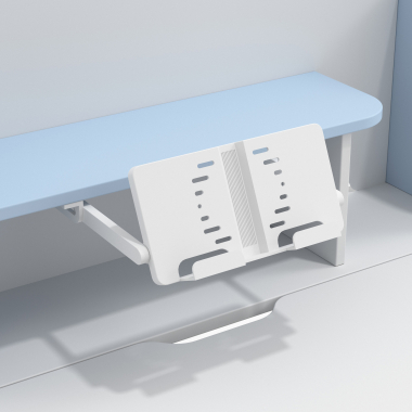 mesa de escritorio juvenil branco azul ergokid 16