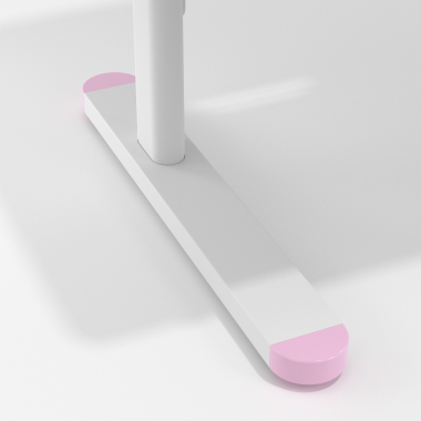 mesa de escritorio juvenil branco rosa ergokid 10