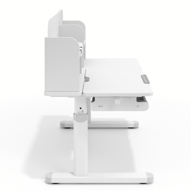 mesa de escritorio juvenil branco cinzento ergokid 8