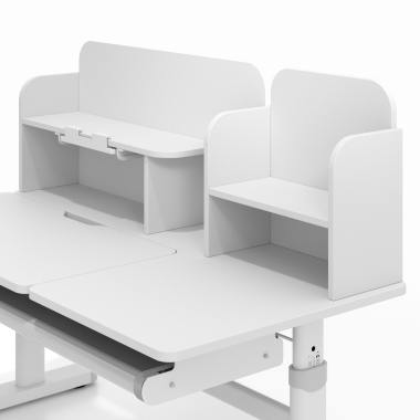 mesa de escritorio juvenil branco cinzento ergokid 11
