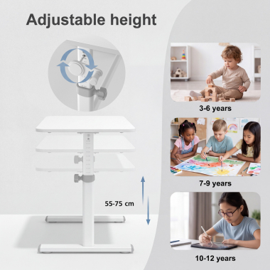 mesa de escritorio juvenil branco prime 9