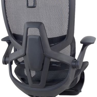 cadeira ergonomica preto halo z3 malha mesh bracos regulaveis 4d apoio lombar apoio de cabeca apoio de pes extensivel 5