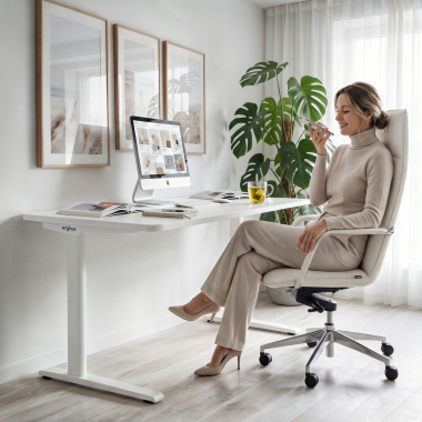 secretaria de escritorio branco warm white estrutura branca 2