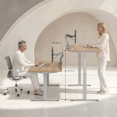 secretaria elevatoria aluminio warm white erghos go 6