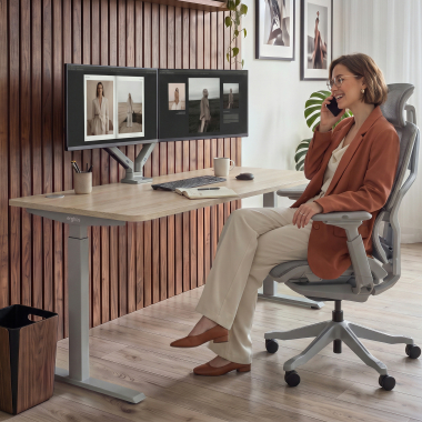 secretaria elevatoria aluminio warm white erghos go 8