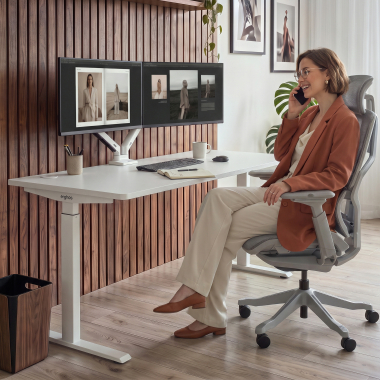secretaria elevatoria branco pure black erghos go 8