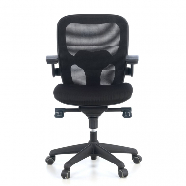 cadeira ergonomica preto cadeira de escritorio malha mesh bracos moveis apoio lombar 4