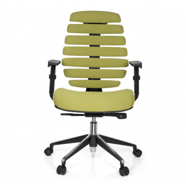 cadeira ergonomica verde soul tecido bracos regulaveis 1d apoio lombar 4