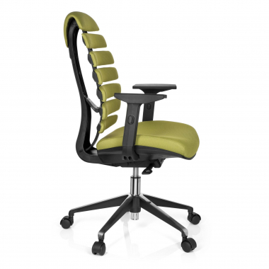 cadeira ergonomica verde soul tecido bracos regulaveis 1d apoio lombar 5