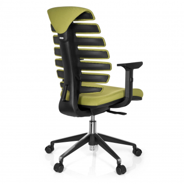 cadeira ergonomica verde soul tecido bracos regulaveis 1d apoio lombar 7
