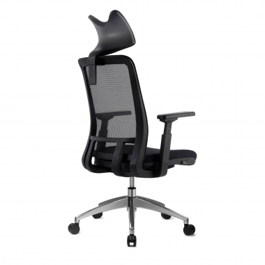 Cadeira de escritório ergonómica Shifter com apoio de cabeça, rede