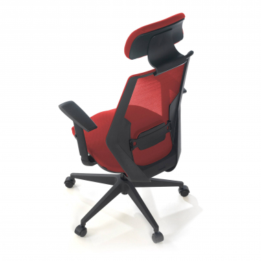 cadeira de escritorio vermelho belinda malha mesh bracos regulaveis 1d apoio lombar apoio de cabeca 7