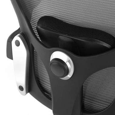 cadeira ergonomica cinza cadeira de escritorio malha mesh bracos moveis apoio lombar 6