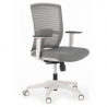 Cadeira de Escritório Ergonómica Akira white com encosto de cabeça