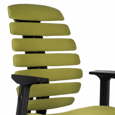 cadeira ergonomica verde soul tecido bracos regulaveis 1d apoio lombar 6