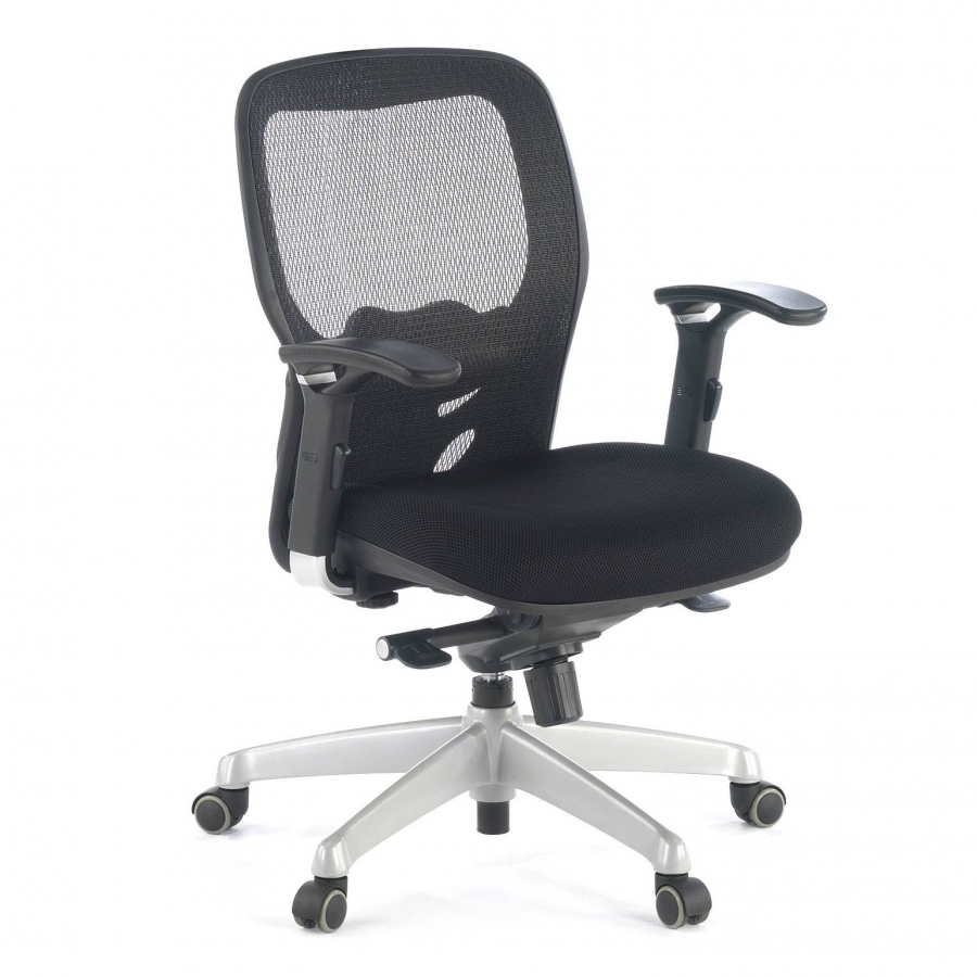 Cadeira Home Office Hazuki, braços 3D, espuma injetada rede