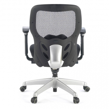 cadeira home office preto sem apoio de cabeca malha mesh bracos regulaveis 3d apoio lombar 7
