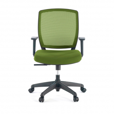cadeira giratoria verde cadeira estrutura negra malha mesh bracos regulaveis 1d 7