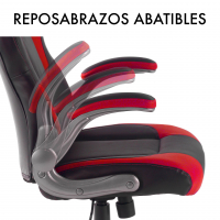 Cadeira gaming AkOmega braços rebatíveis, acolchoada