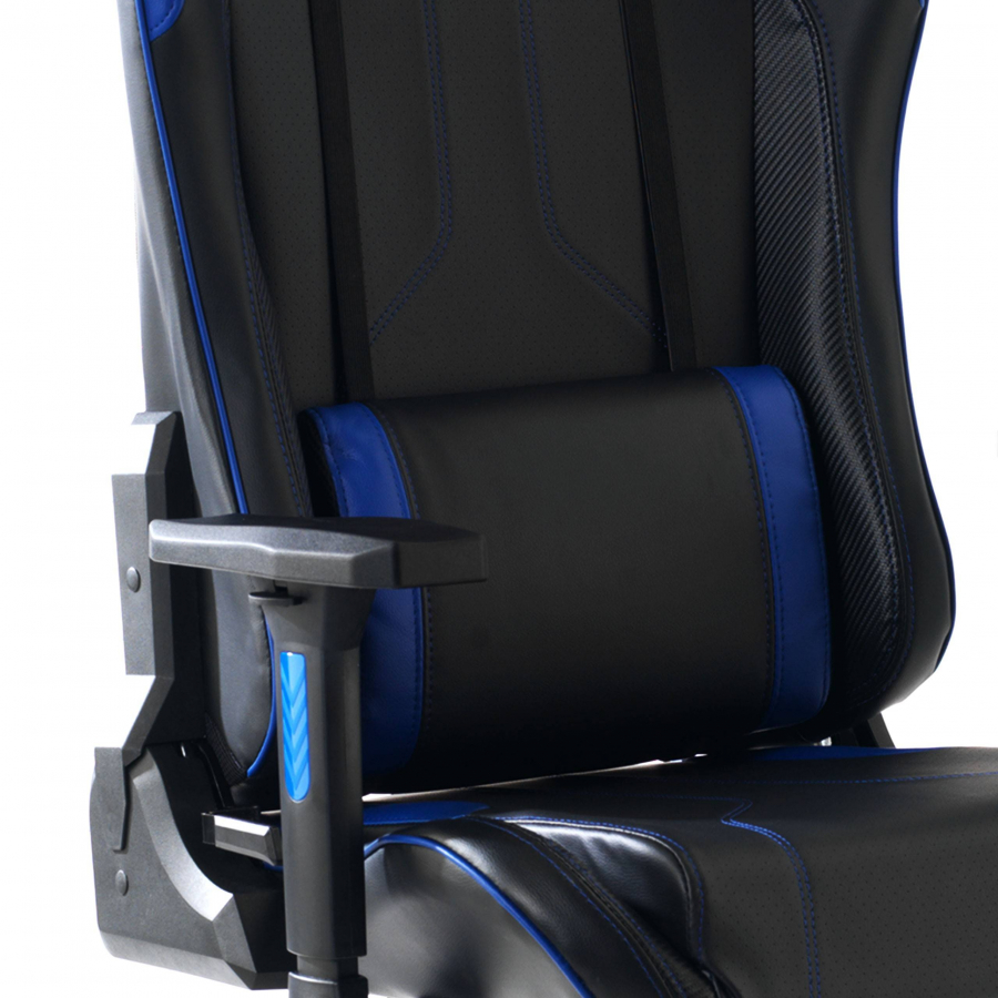 Cadeira Gaming Helix, apoio lombar, encosto reclinável