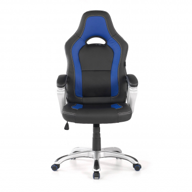 cadeira gaming azul dakar pele sintetica bracos fixos 3
