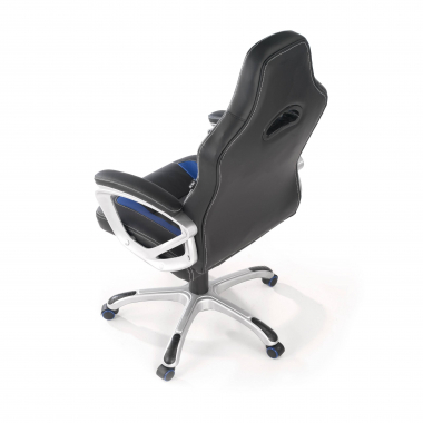 cadeira gaming azul dakar pele sintetica bracos fixos 9