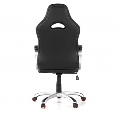 cadeira gaming vermelho dakar pele sintetica bracos fixos 7