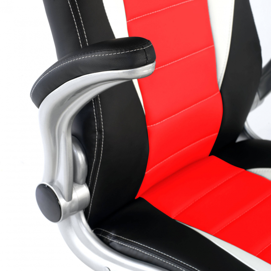 Cadeira Gaming Lotus, design racing, Apoia Braços Dobráveis