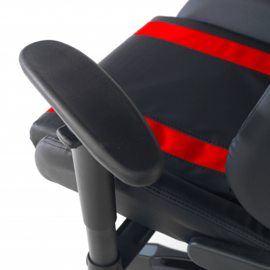 cadeira gaming vermelho spider pele sintetica bracos moveis almofada lombar e cervical apoio de cabeca 6