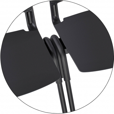 cadeira sala de espera preto shield malha mesh sem bracos 12