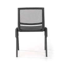 Cadeira Sala de Espera Shield, empilhável, encosto flexível, rede