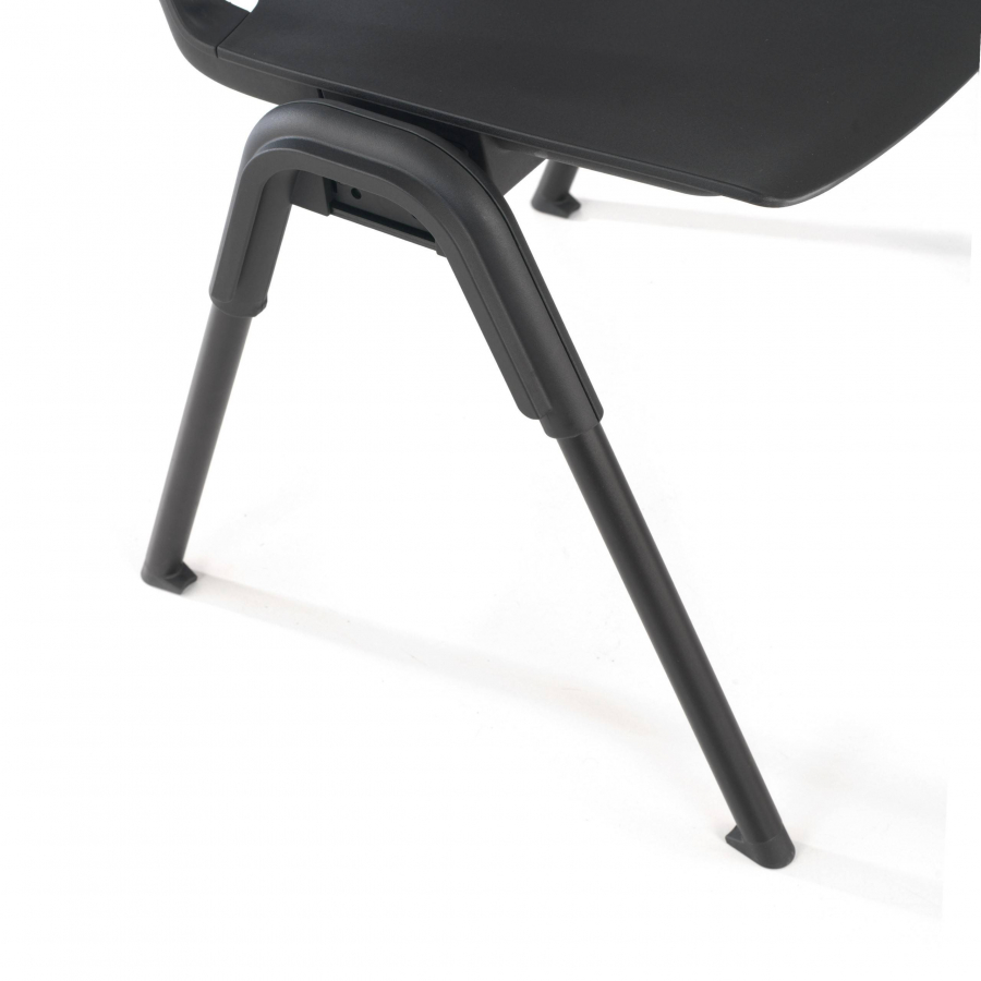 Cadeira Sala de Espera Shield, empilhável, encosto flexível, rede