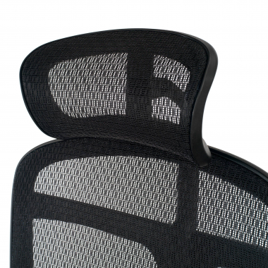 cadeira home office preto dover malha mesh bracos regulaveis 1d apoio de cabeca 8