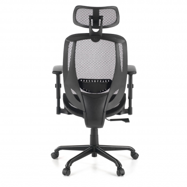 cadeira ergonomica preto locktech malha mesh bracos regulaveis 1d apoio lombar apoio de cabeca 8