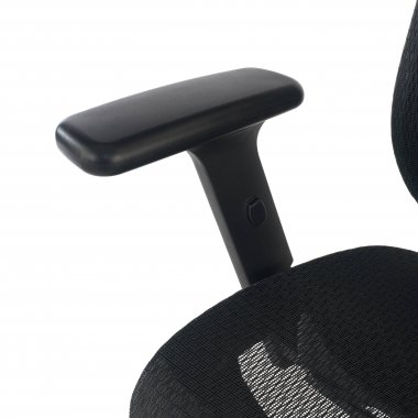 cadeira ergonomica preto locktech malha mesh bracos regulaveis 1d apoio lombar apoio de cabeca 9