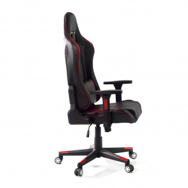 cadeira gaming vermelho cadeira de escritorio pele sintetica bracos regulaveis 3d 5