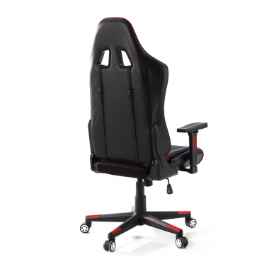 cadeira gaming vermelho cadeira de escritorio pele sintetica bracos regulaveis 3d 4