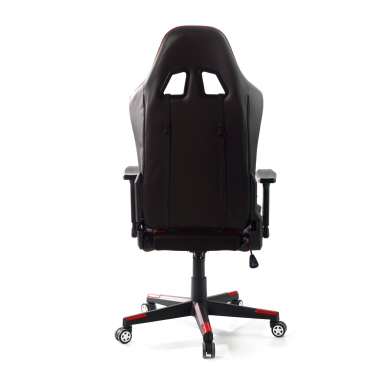 cadeira gaming vermelho cadeira de escritorio pele sintetica bracos regulaveis 3d 6