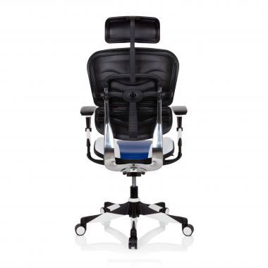 cadeira gaming azul ergoplus pele verdadeira bracos regulaveis 3d apoio lombar apoio de pes extensivel 8