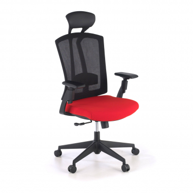 cadeira ergonomica vermelho ridley malha mesh bracos regulaveis 3d apoio lombar apoio de cabeca 1