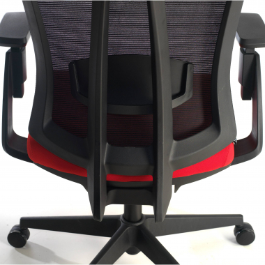 cadeira ergonomica vermelho ridley malha mesh bracos regulaveis 3d apoio lombar apoio de cabeca 4