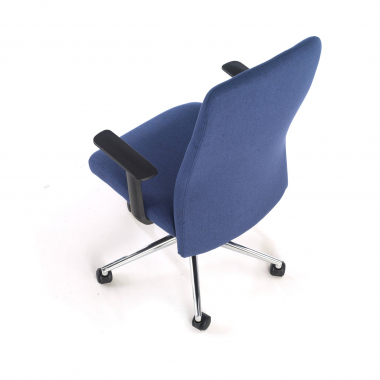 cadeira de escritorio azul smith tecido bracos fixos 8